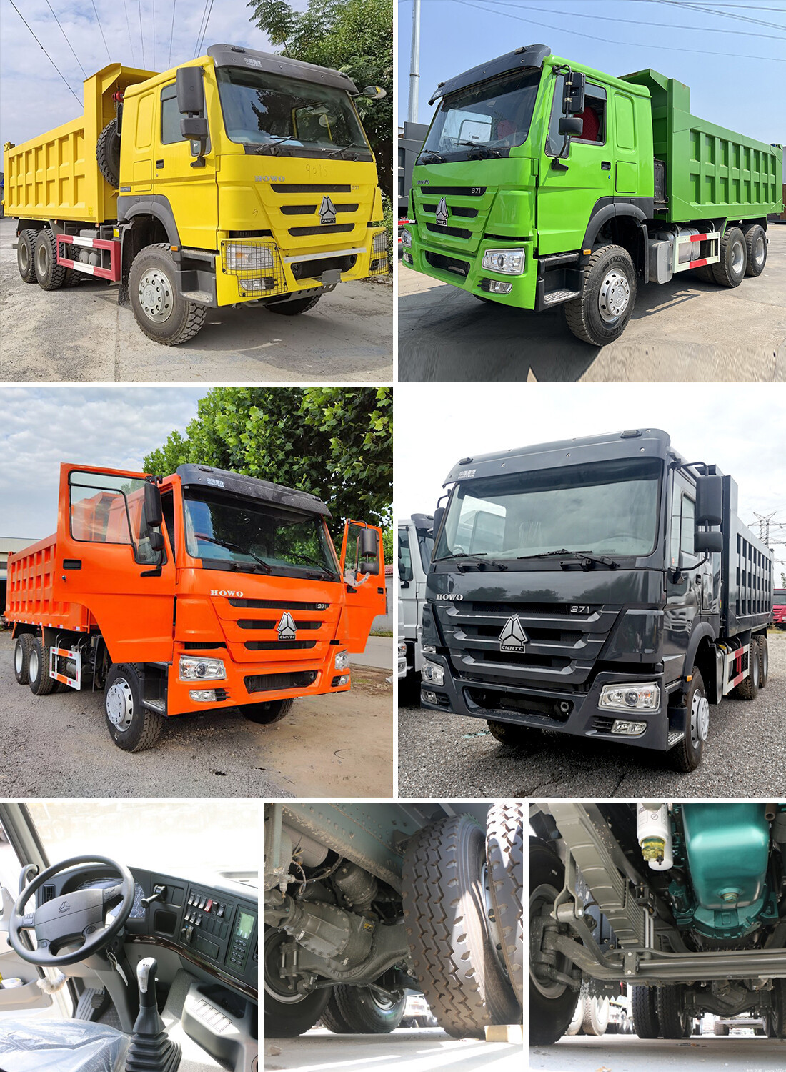 Sinotruk Howo 6x4 371HP Dump Truck