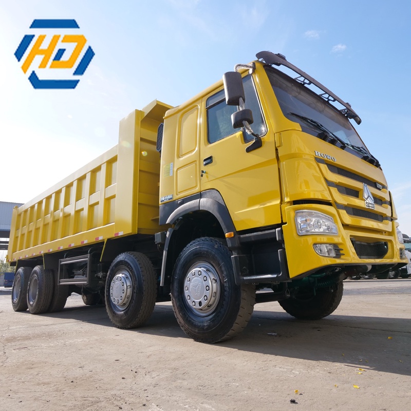 Sinotruk Howo 375HP 8x4 12 wheels Dump Truck Loading 50 Tons