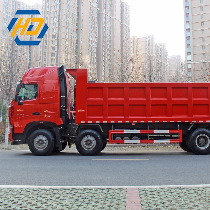 Sinotruk Howo T7H 540HP Heavy Duty Truck 8x4 8.5m Dump Truck