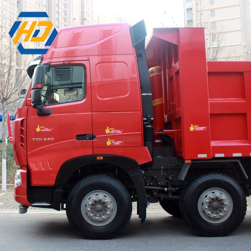 Sinotruk Howo T7H 540HP Heavy Duty Truck 8x4 8.5m Dump Truck