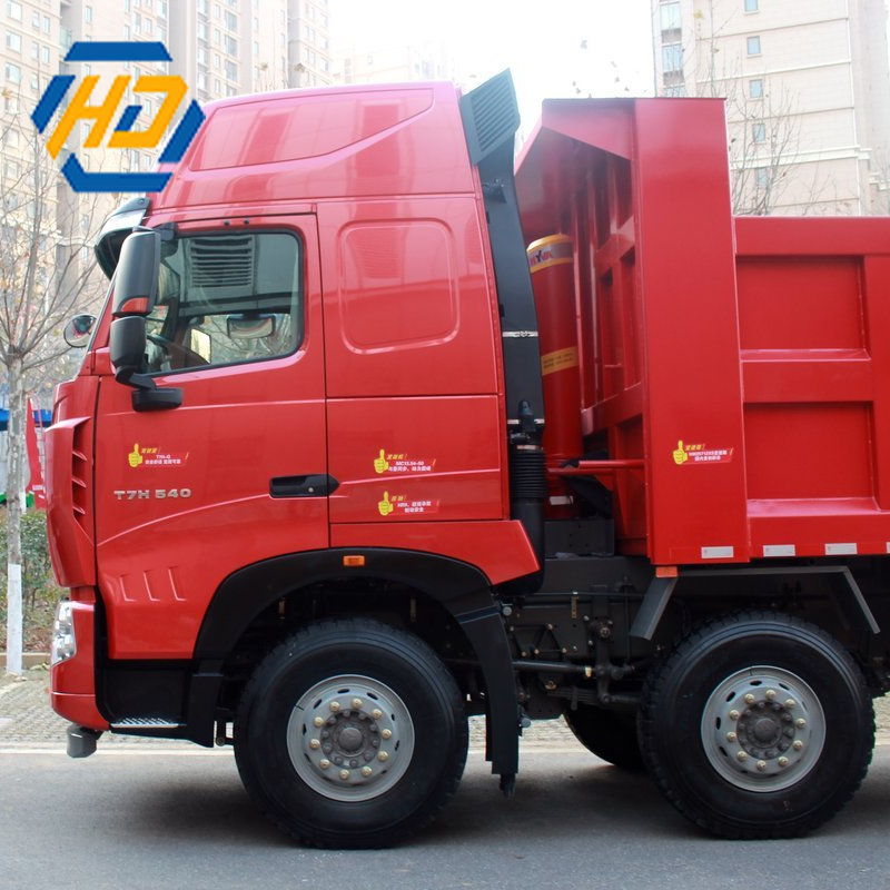 Sinotruk Howo T7H 540HP Heavy Duty Truck 8x4 8.5m Dump Truck