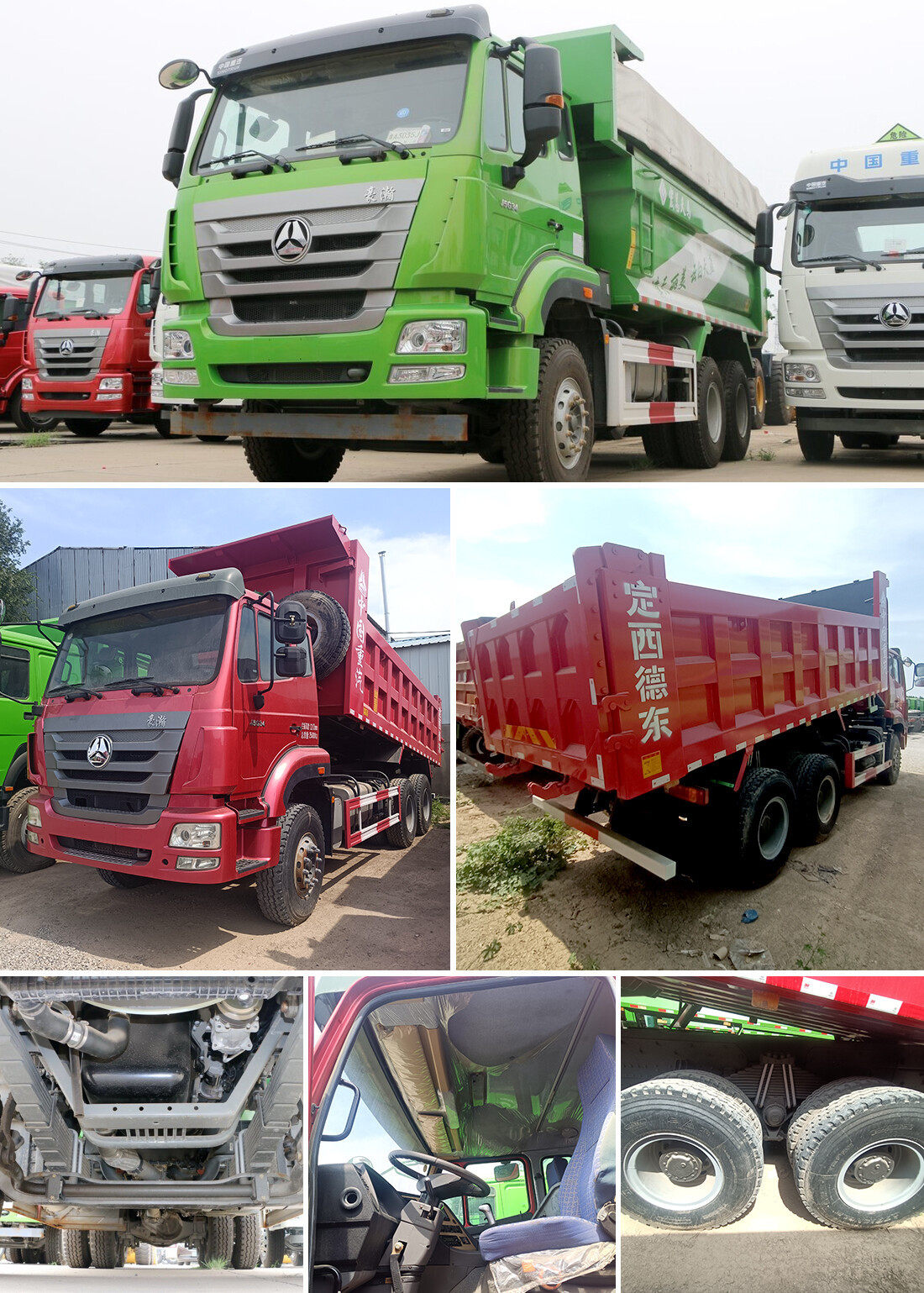 Sinotruk Hohan J5G Heavy Truck 340HP 6x4 Dump Truck