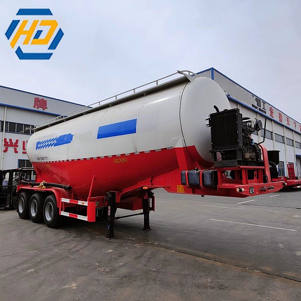 W Shape 60CBM Bulk Cement Tanker