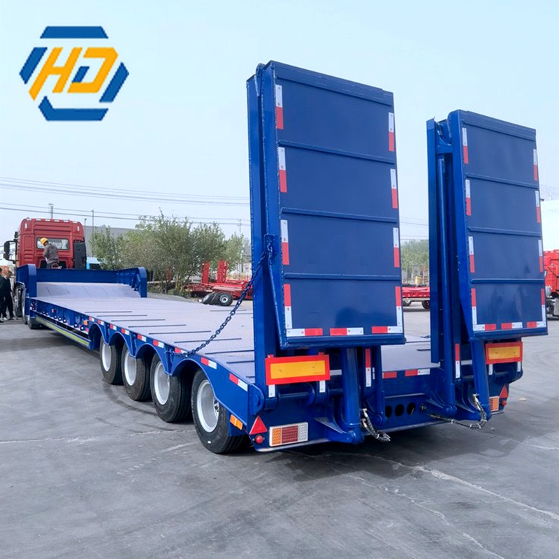 4 Axles Low Bed Trailers
