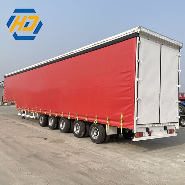 60 Tons Side Curtain Semi-Trailer