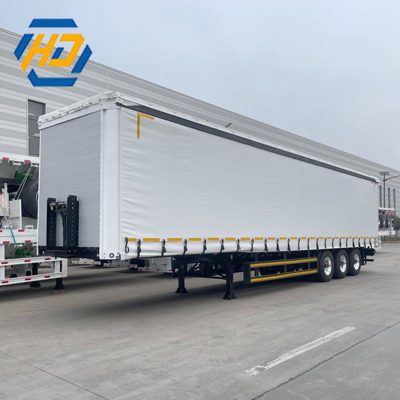 60 Tons Side Curtain Semi-Trailer