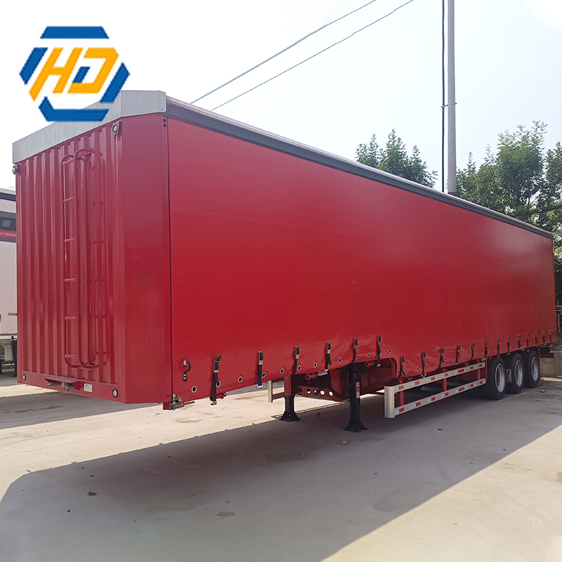 60 Tons Side Curtain Semi-Trailer
