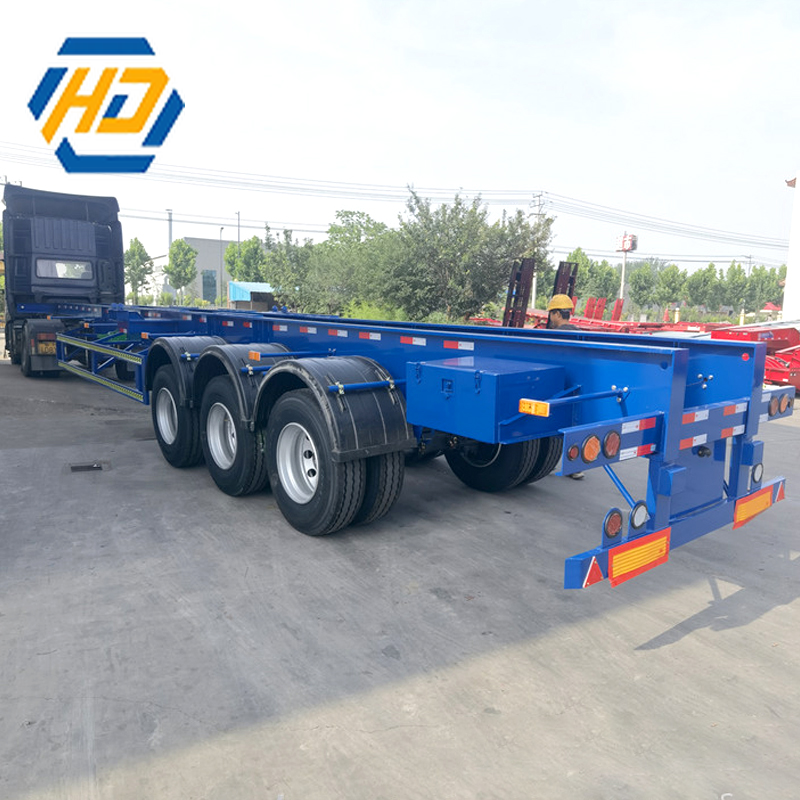 3 Axle Skeleton Semi Trailer