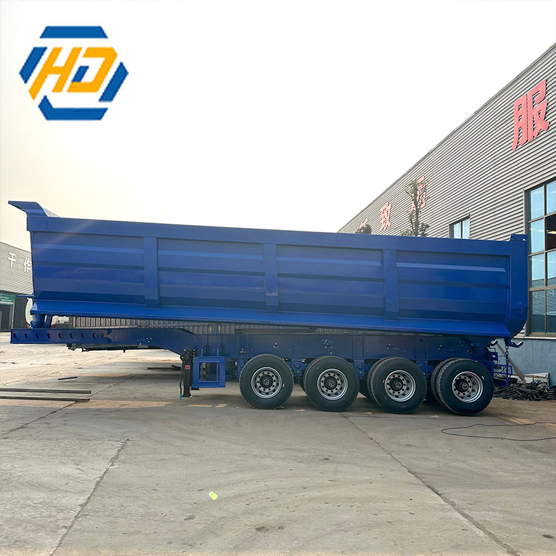 4 Axle U Shape Tipper Trailer