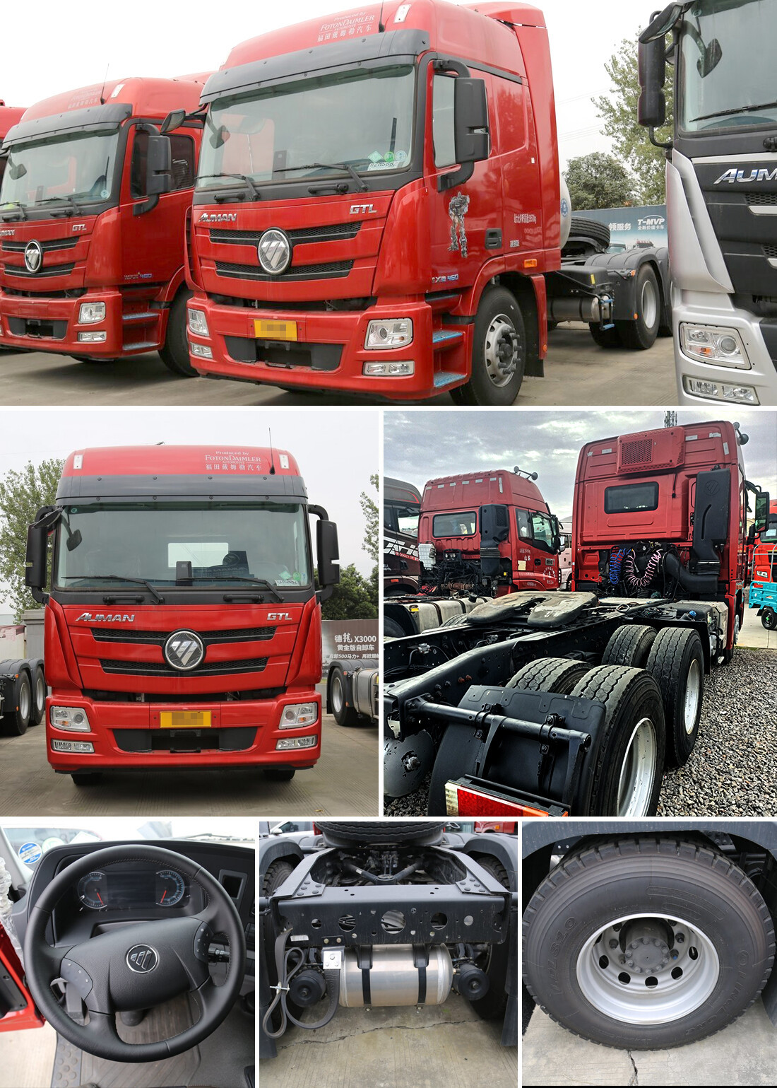 Foton Auman GTL Premium 460HP 6x4 Tractor Trailer Trucks