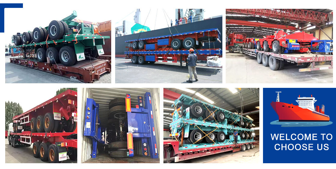 3 Axles 80 Tons U Shape Tipper Semi Trailer