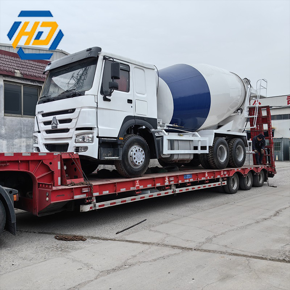 Export Sinotruk Howo 371 6x4 Concrete Mixer Truck