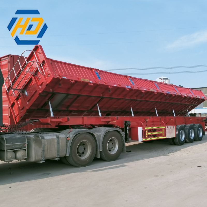 3 Axles 40-50t Side Tipper Semi-Trailer