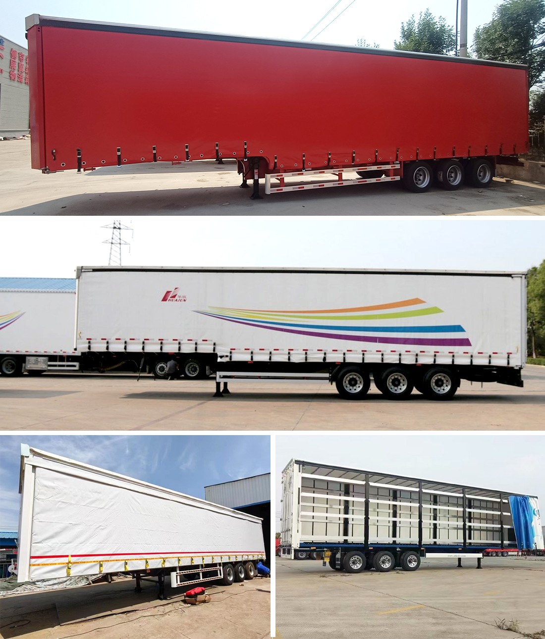 0926c0ddb090dd1f741480a2f7a8382.png Corn Transport Curtain Side Semi Trailer