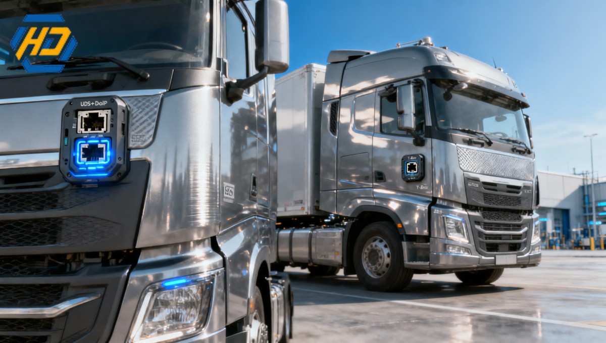 EU Mandates UDS+DoIP Remote Diagnostics for Heavy-Duty Trucks from 2027 EU Mandates UDS+DoIP Remote Diagnostics for Heavy-Duty Trucks from 2027