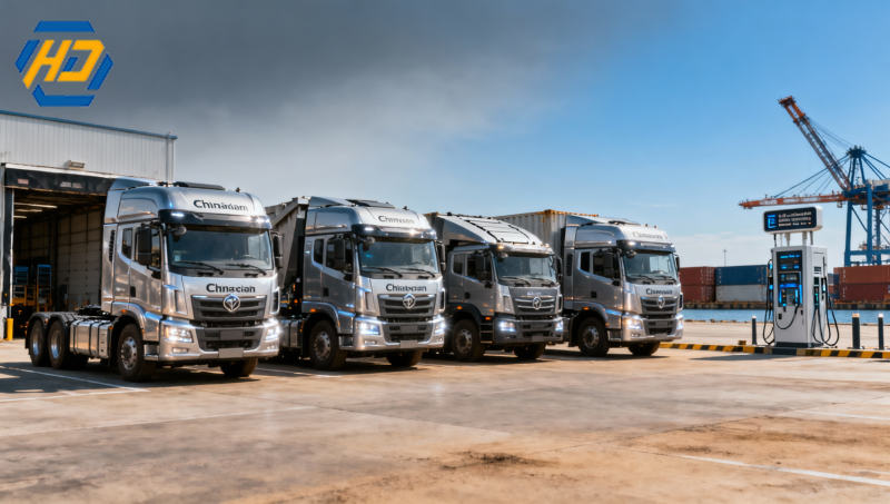 Chinese EV Heavy Truck Startups Land Major Orders in US, EU, Middle East Chinese EV Heavy Truck Startups Land Major Orders in US, EU, Middle East