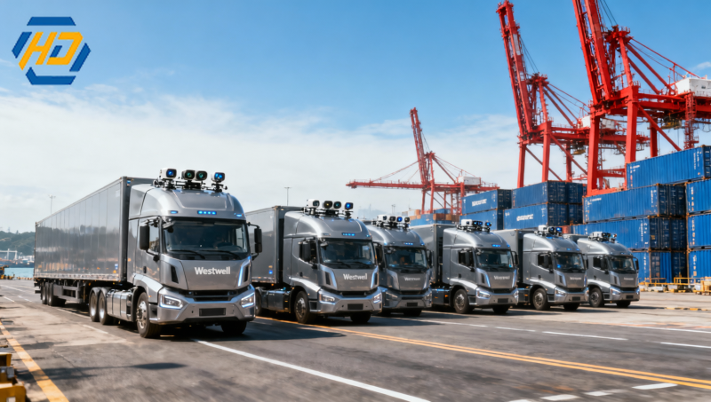 Westwell Autonomous Trucks Deployed at Kwai Chung Terminal, HK
