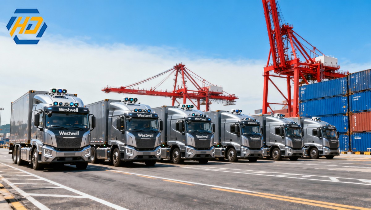 Westwell Autonomous Trucks Deployed at Kwai Chung Terminal, HK
