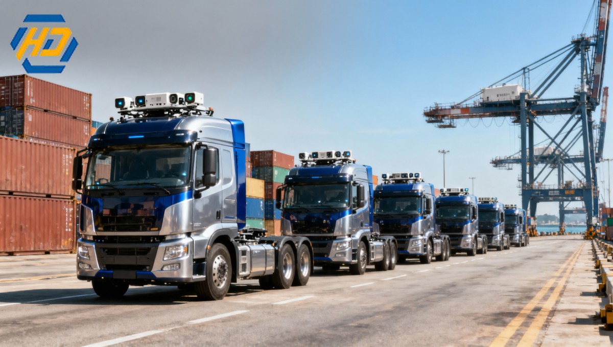 Hong Kong Kwai Tsing Terminal Deploys Chinese Autonomous Trucks Hong Kong Kwai Tsing Terminal Deploys Chinese Autonomous Trucks