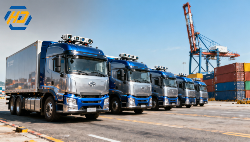 Hong Kong Kwai Tsing Terminal Deploys Chinese Autonomous Trucks Hong Kong Kwai Tsing Terminal Deploys Chinese Autonomous Trucks