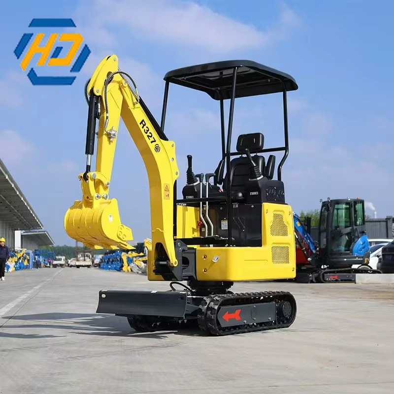 Yellow Mini Excavator