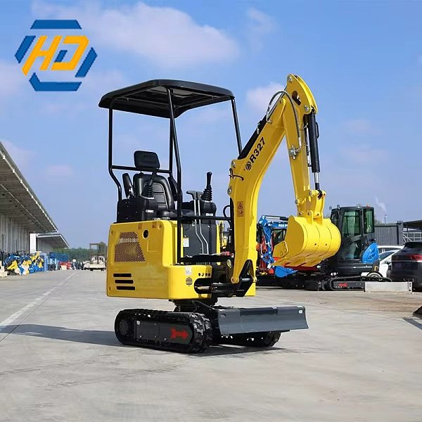 Yellow Mini Excavator