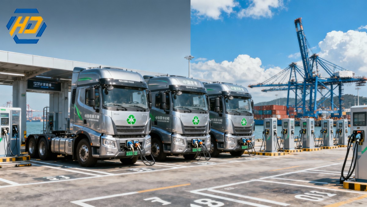 China Launches EV Heavy-Duty Truck Charging Hubs at Ningbo, Qingdao, Guangzhou Ports China Launches EV Heavy-Duty Truck Charging Hubs at Ningbo, Qingdao, Guangzhou Ports
