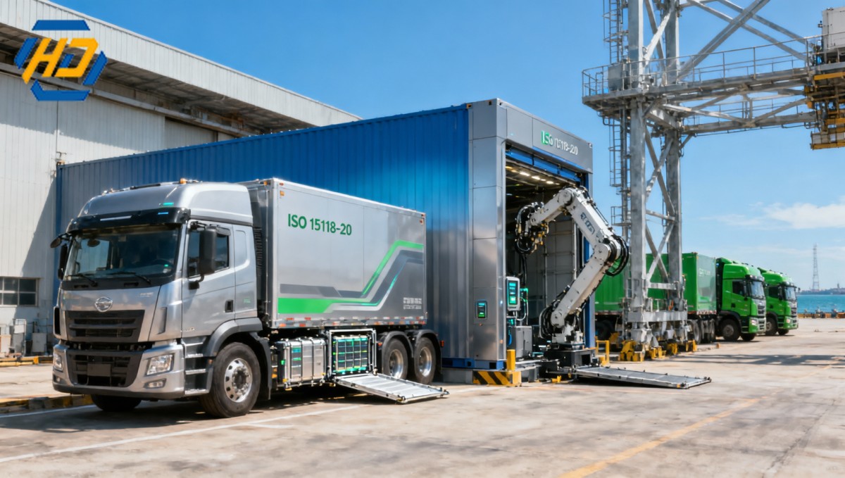 Ningbo Port Launches International Standard-Compatible EV Heavy-Duty Truck Battery Swap Hub Ningbo Port Launches International Standard-Compatible EV Heavy-Duty Truck Battery Swap Hub