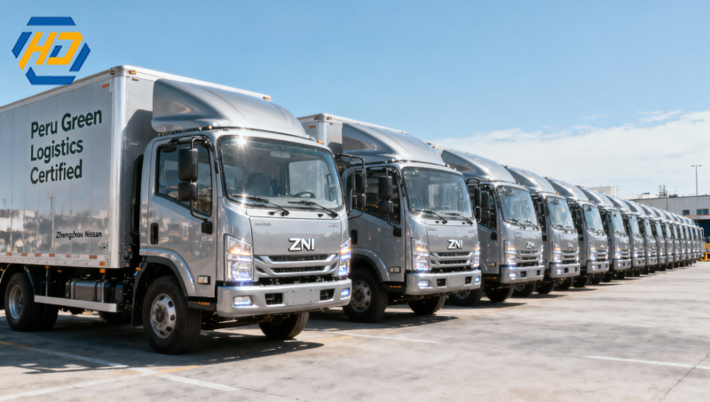 Zhengzhou Nissan Delivers 50 EV Light Trucks to Peru Zhengzhou Nissan Delivers 50 EV Light Trucks to Peru