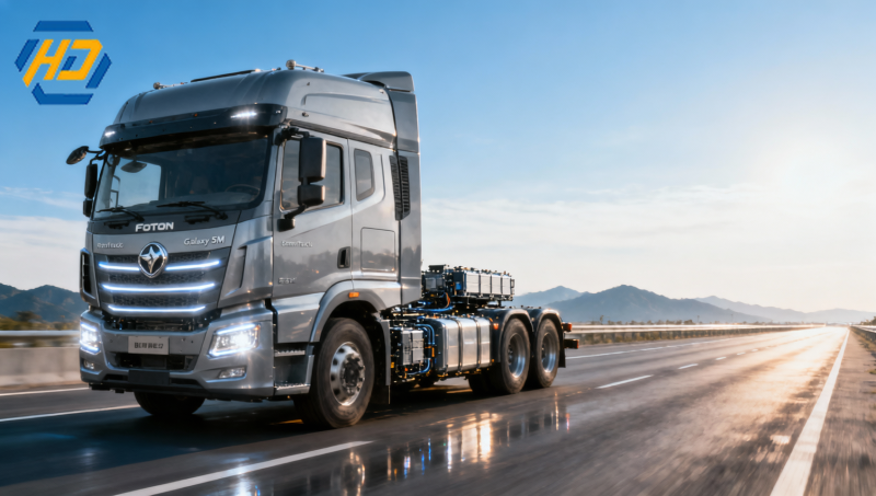 OmniTruck Galaxy 5M BEV Heavy-Duty Truck Completes Cross-Provincial Test OmniTruck Galaxy 5M BEV Heavy-Duty Truck Completes Cross-Provincial Test