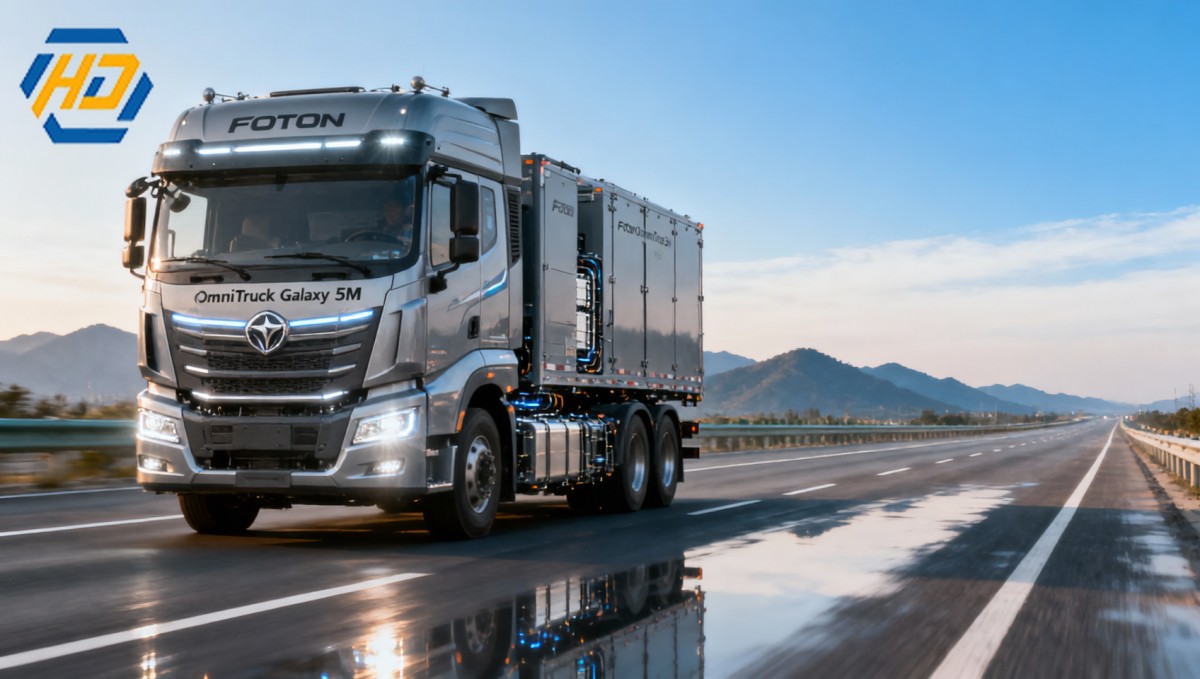 OmniTruck Galaxy 5M BEV Heavy-Duty Truck Completes Cross-Provincial Test OmniTruck Galaxy 5M BEV Heavy-Duty Truck Completes Cross-Provincial Test