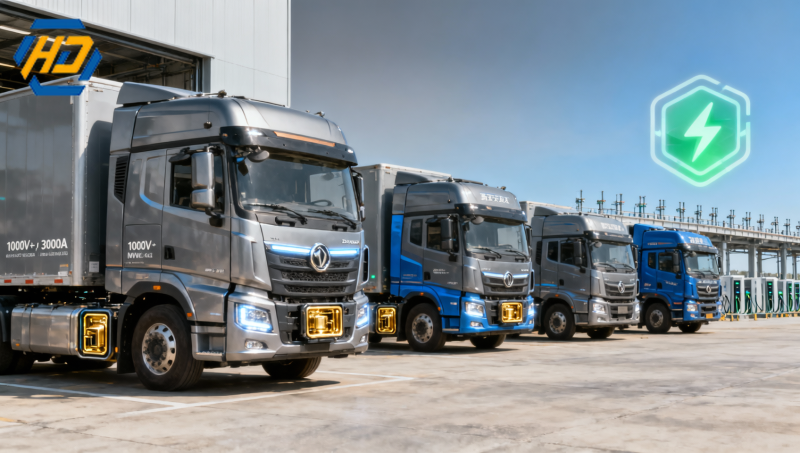 MW-Level Ultra-Fast Charging Heavy-Duty EV Trucks Enter Mass Delivery MW-Level Ultra-Fast Charging Heavy-Duty EV Trucks Enter Mass Delivery