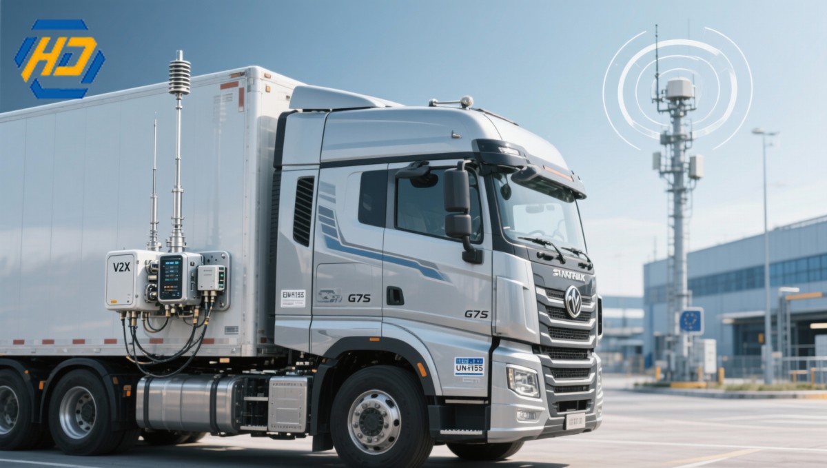 EU Draft Mandates V2X for Heavy-Duty Trucks from 2027