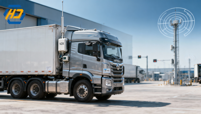 EU Draft Mandates V2X for Heavy-Duty Trucks from 2027