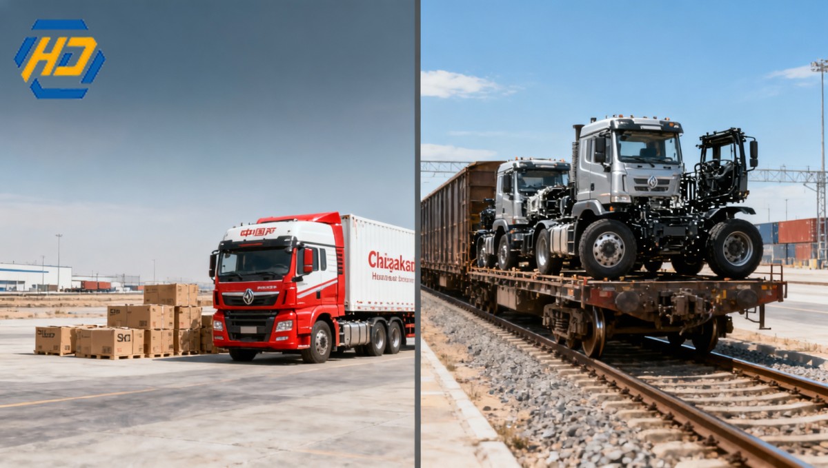 Red Sea Crisis Drives New Land-Sea Route for China's Heavy-Duty Truck Exports Red Sea Crisis Drives New Land-Sea Route for China's Heavy-Duty Truck Exports