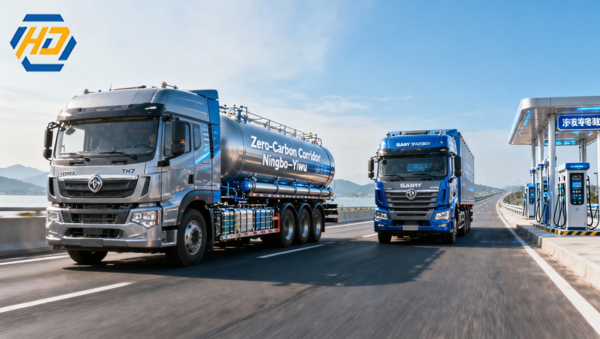 China Launches First Zero-Carbon Heavy-Truck Corridor: Ningbo–Yiwu China Launches First Zero-Carbon Heavy-Truck Corridor: Ningbo–Yiwu