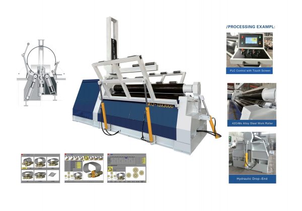 How to Reduce Misalignment and Slippage on a 4 Roller Bending Machine? 2.2 技术参数表 2
