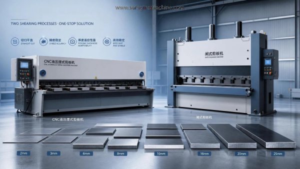 CNC Hydraulic Swing Beam Shear vs Guillotine Shear: Which Fits Your Line Better? 1784859639939103152209326080.jpg