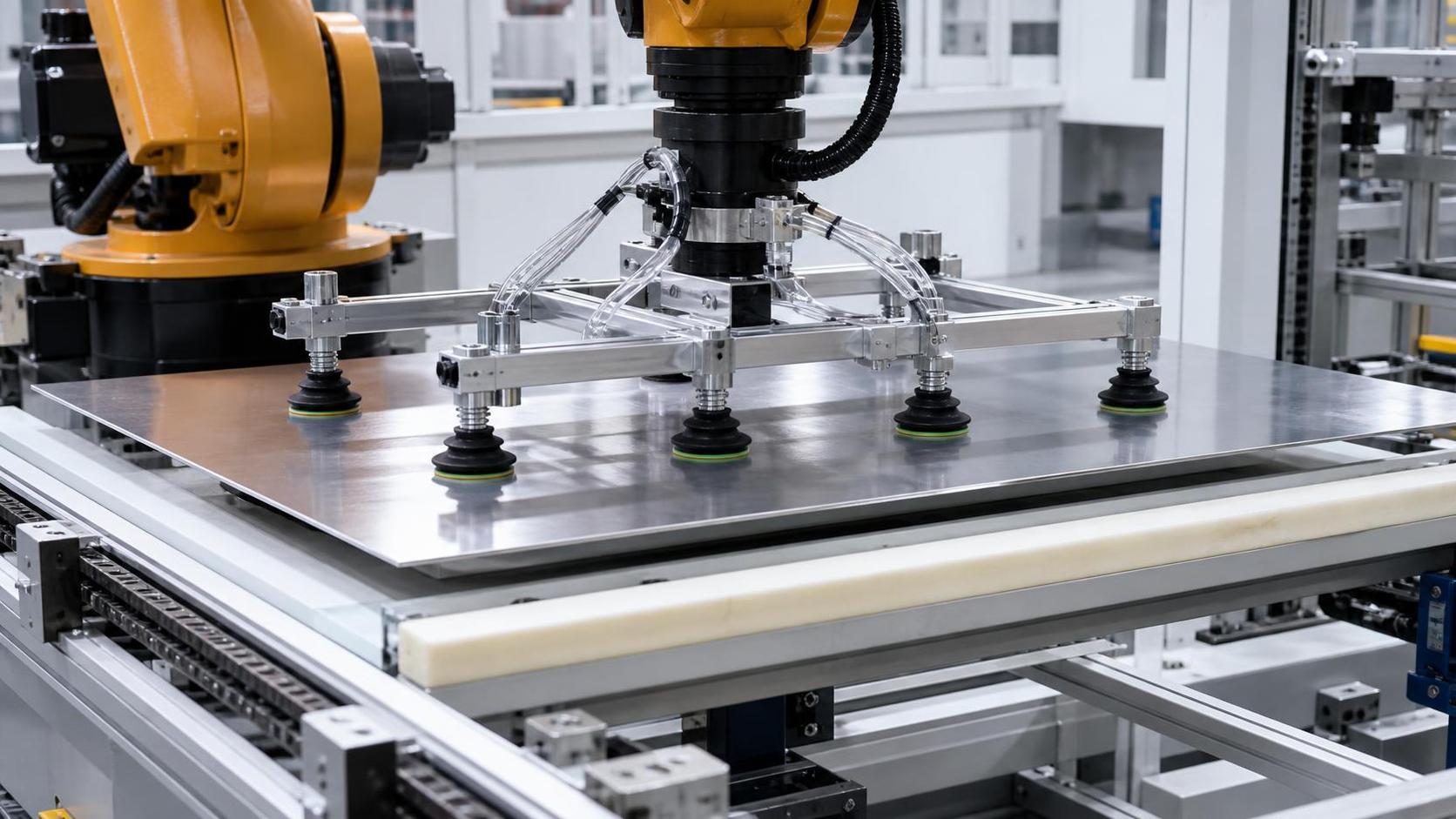 How can a handling robot arm for steel plates prevent surface damage? How can a handling robot arm for steel plates prevent surface damage?