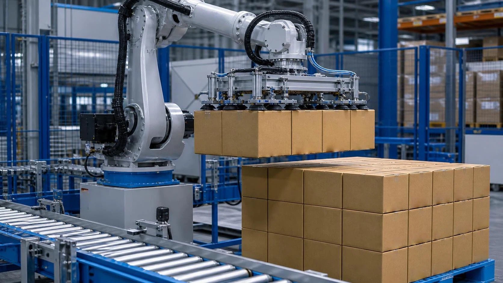 Is a 4 axis handling robot arm the right fit for palletizing? Is a 4 axis handling robot arm the right fit for palletizing?