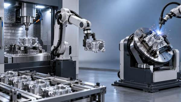 How much faster does a CNC machine tending robot reduce cycle time compared to manual loading? How much faster does a CNC machine tending robot reduce cycle time compared to manual loading?