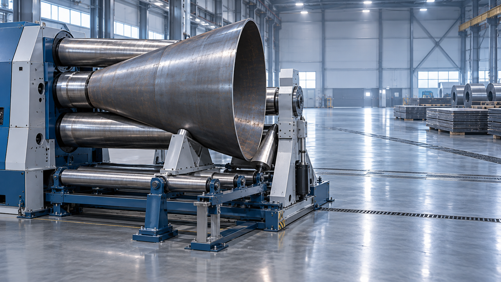 Which rolling machine suits conical shell fabrication Which rolling machine suits conical shell fabrication