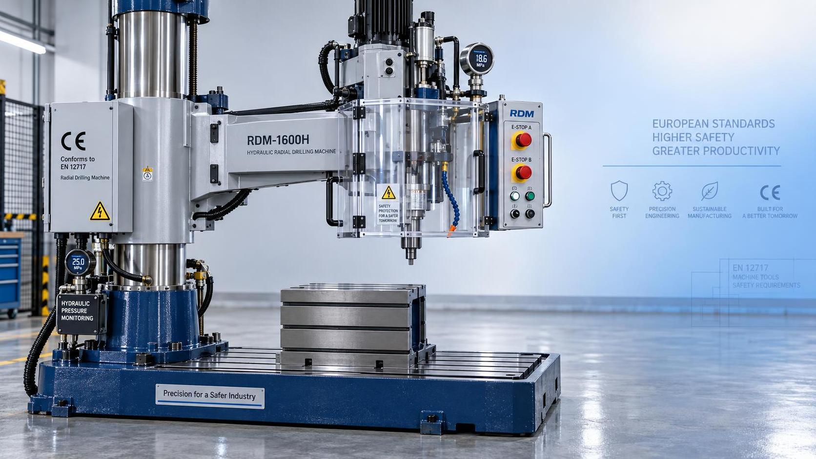 How CE-compliant hydraulic radial drilling machines reduce operator injury claims in stamping lines How CE-compliant hydraulic radial drilling machines reduce operator injury claims in stamping lines