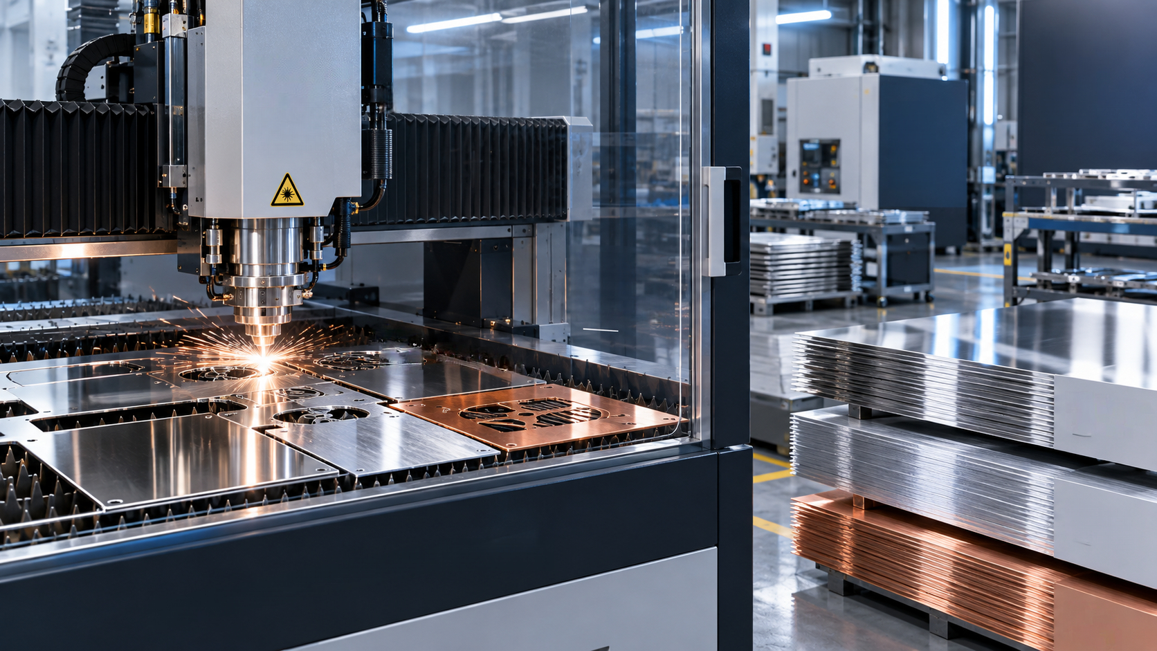 Fiber or CO2 metal laser cutting machine for reflective metals Fiber or CO2 metal laser cutting machine for reflective metals