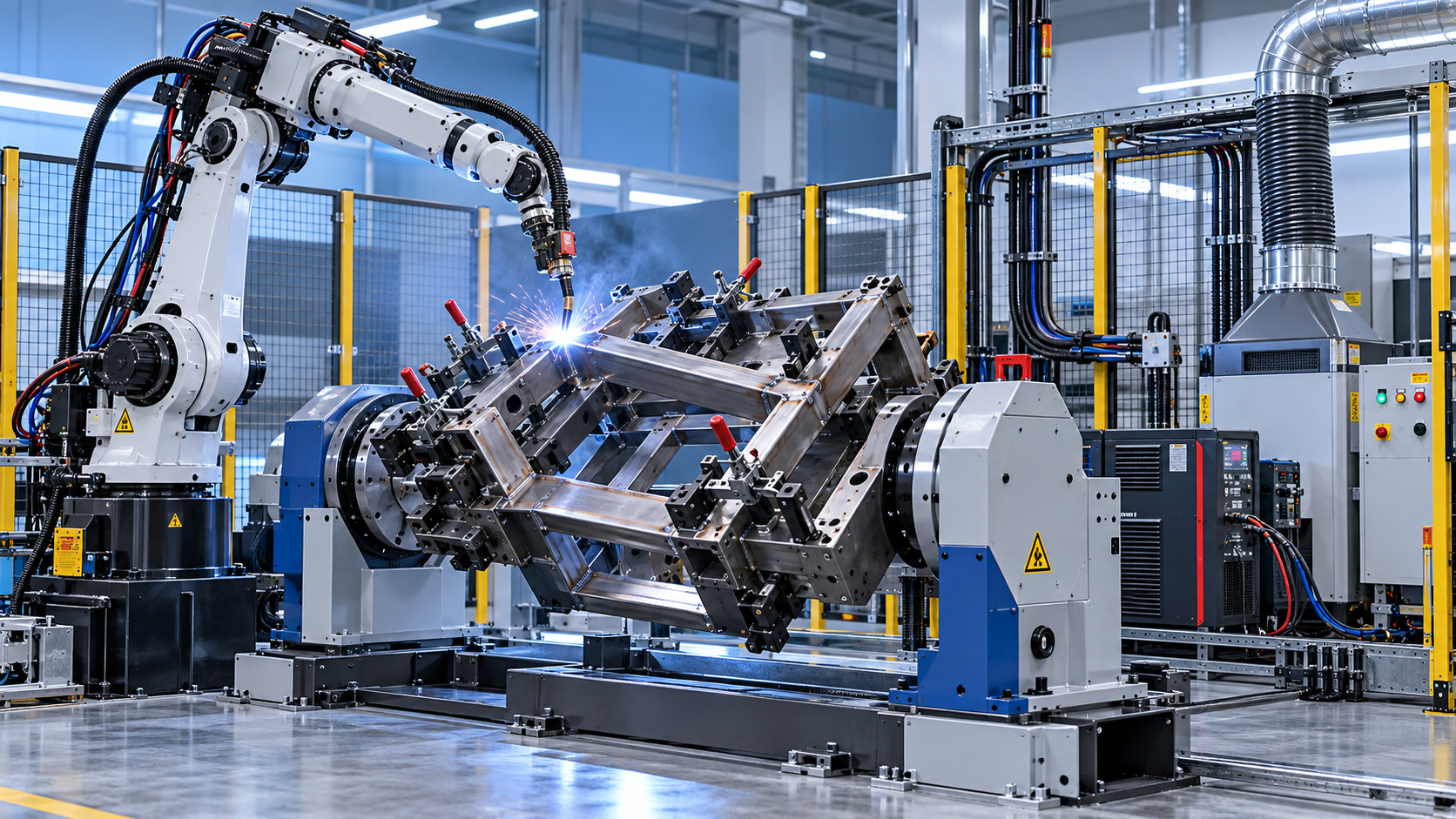 Planning an Automatic 9-Axis Welding Cell for Multi-Angle Parts Planning an Automatic 9-Axis Welding Cell for Multi-Angle Parts
