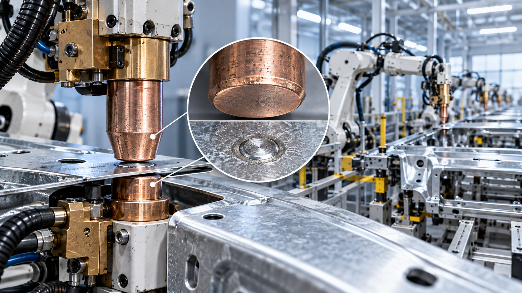 How electrode wear affects robotic spot welding quality