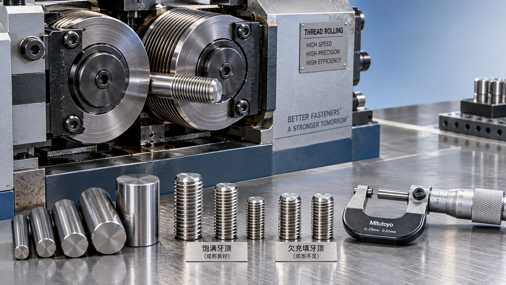 How blank diameter affects a high-speed thread rolling machine How blank diameter affects a high-speed thread rolling machine