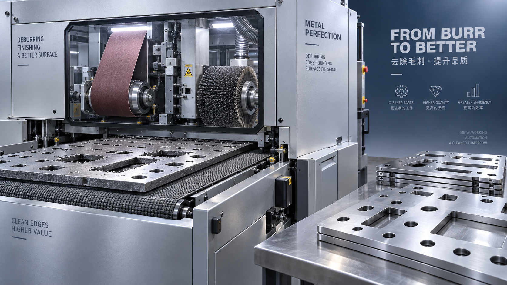 Choosing deburring machines for sheet metal with heavy punching burrs Choosing deburring machines for sheet metal with heavy punching burrs