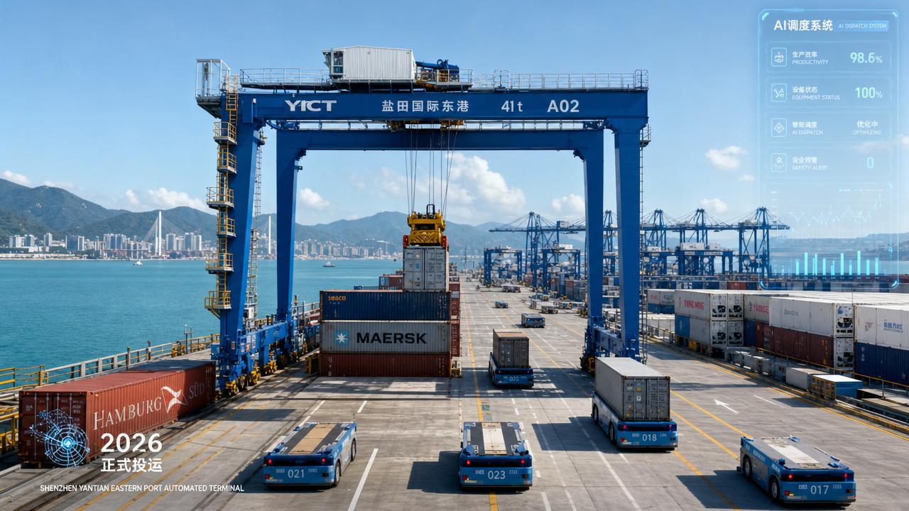 Yantian East Port Set for 2026 Launch With AI Automation