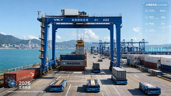 Yantian East Port Set for 2026 Launch With AI Automation